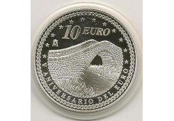 Spanje 2007 10 euro 5 jaar Euro Eenheid Proof