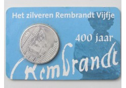 Nederland 2006 5 euro Rembrandt Unc In Coincard Uitg. HNM