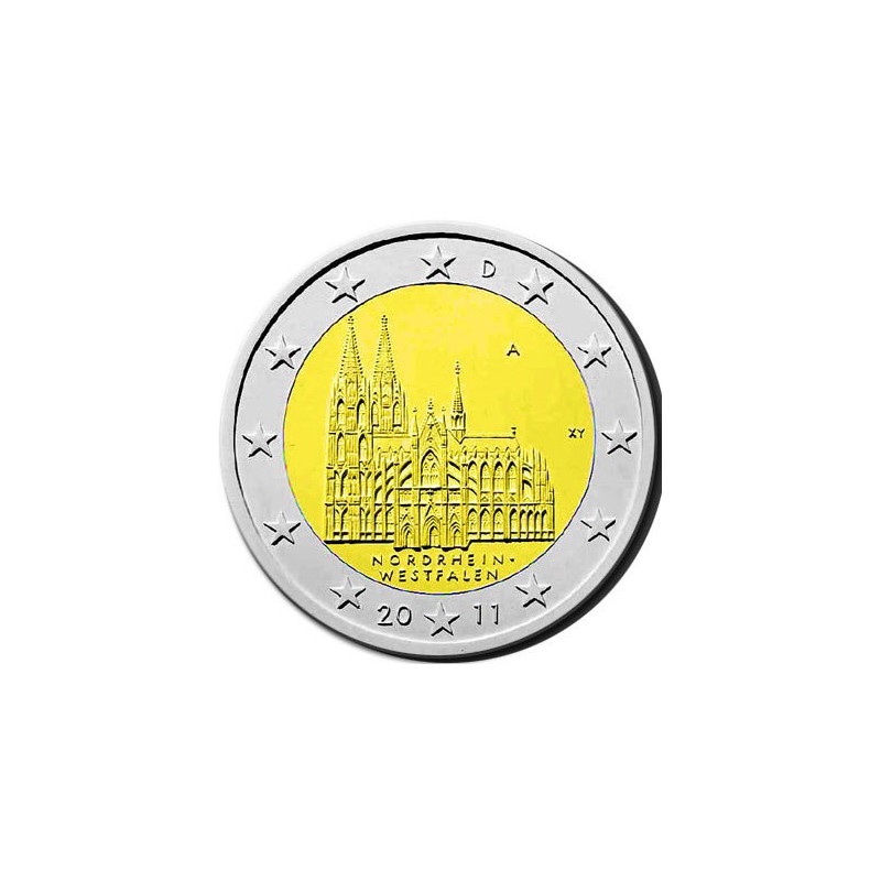 2 Euro Duitsland 2011 A Kölner Dom Unc