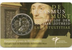 Nederland 2011 2 Euro Erasmus Bu in coincard