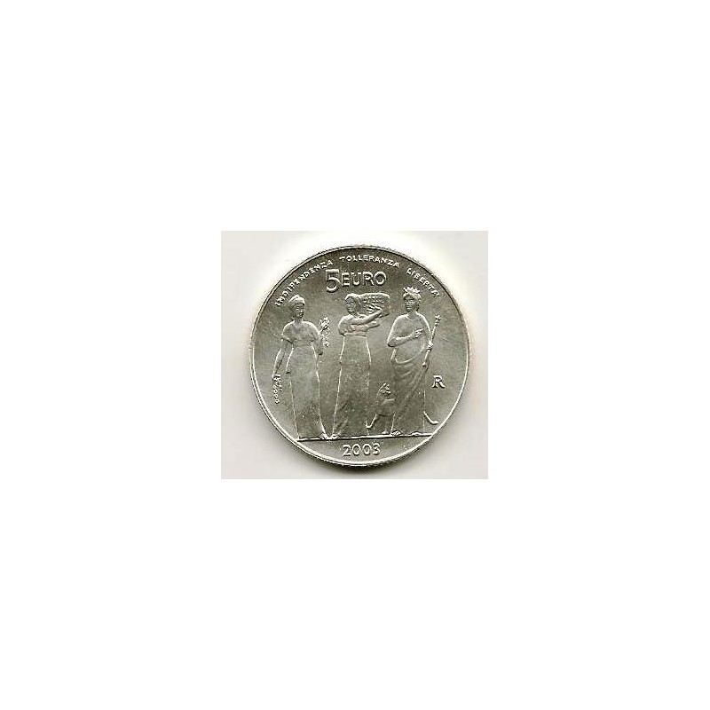 San Marino 2003 5 euro Unc