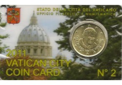 50 Cent Vaticaan 2011 in blister Nummer 2