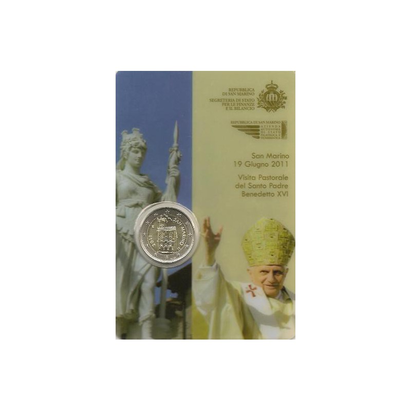 Bu minikit San Marino 2011 met de 2 euromunt