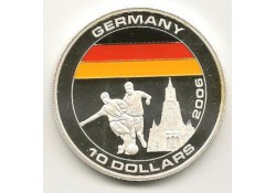 Km ??? Liberia 10 Dollars 2005 Unc Germany
