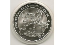 Spanje 2002 10 euro EU presidentschap Proof