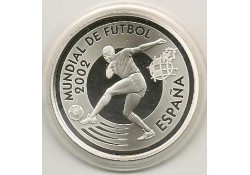 Spanje 2002 10 euro Voetbal Korea & Japan Proof