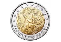 2 Euro Italië 2005 Europese grondwet UNC