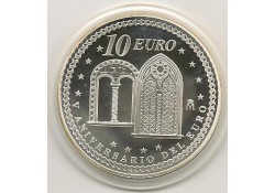 Spanje 2007 10 euro 5 jaar Euro Liberalisme Proof