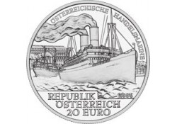Oostenrijk 2006 20 euro Handelsmarinet Proof Incl dsje & cert