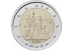 2 euro Duitsland 2012 A Neuschwanstein Unc