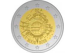 2 Euro België 2012 10 jaar...