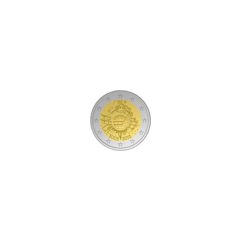 2 Euro België 2012 10 jaar Euro Unc