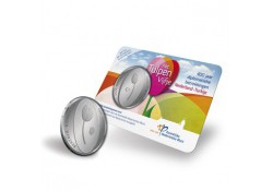 Nederland 2012 5 euro het Tulpenvijfje Unc in Coincard