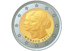 2 euro Monaco 2011 Huwelijk...