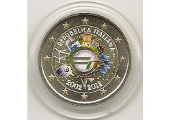 2 euro Italië 2012 10 jaar euro Gekleurd 149/2
