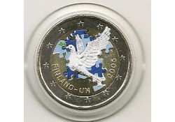 2 Euro Finland 2005 50 jaar UN Gekleurd 011/2