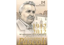 2 euro Italië 2012 Giovanni Pascoli Bu in blister