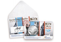 Nederland 2012 5 euro Beeldhouwkunst Unc in Coincard 1e daguitgi