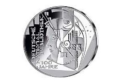 10 Euro Duitsland 2012 D National Bibliothek Unc
