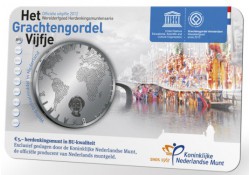Nederland 2012 5 euro Grachtengordel Bu in Coincard