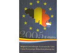 2 Euro België 2005 Henri & Albert FDC in blister