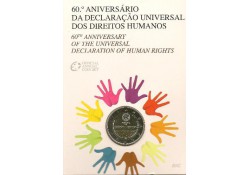 2 Euro Portugal 2008 60 jaar rechten van de mens Bu