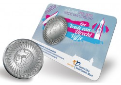 Nederland 2013 5 euro Vrede van Utrecht Bu in coincard