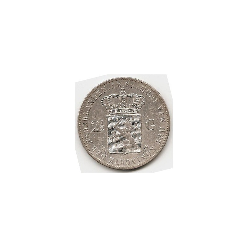 2½ gulden 1869 pr-