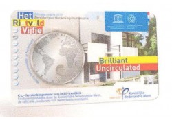 Nederland 2013 5 euro Rietveld Bu in coincard