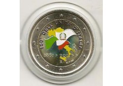 2 Euro Italië 2011 150 jaar Republiek gekleurd 133/7