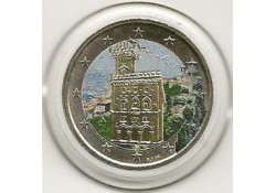 2 Euro San Marino 2012 Gekleurd Type 8