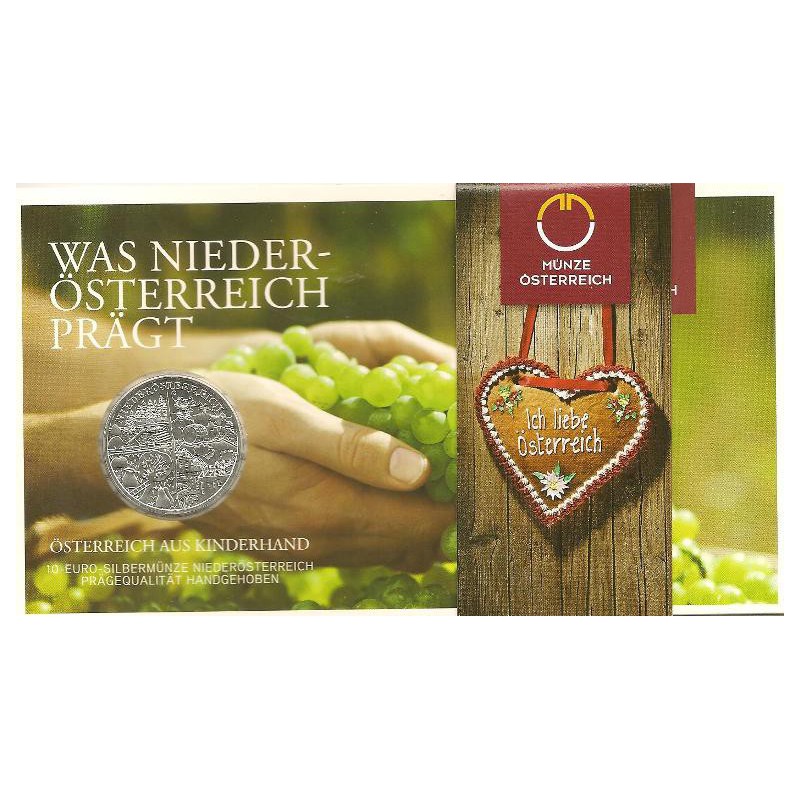 10 Euro Oostenrijk 2013 Nieder Österreich Zilver