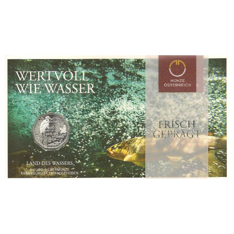 5 Euro Oostenrijk 2013 Wertvoll Wie Wasser