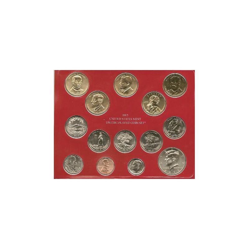 Uncirculated Coin Set 2013 D