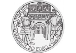 Oostenrijk 2002 20 euro die Neuzeit Proof Incl dsje & cert.
