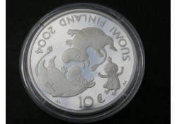 Finland 2004 10 Euro Tove Jansson Proof Incl dsje & cert.