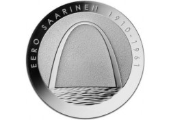 Finland 2010 10 Euro Eero Saarinen Proof incl dsje & cert.