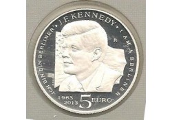 San Marino 2013 5 Euro Zilver John F. Kennedy in orig. Blister