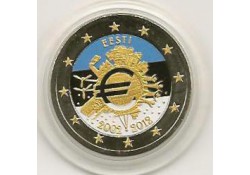 2 Euro Estland 2012 10 Jaar Euro Gekleurd 144 T-3