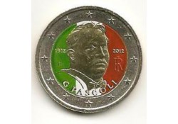 2 Euro Italië 2012 Pascoli Gekleurd 1664