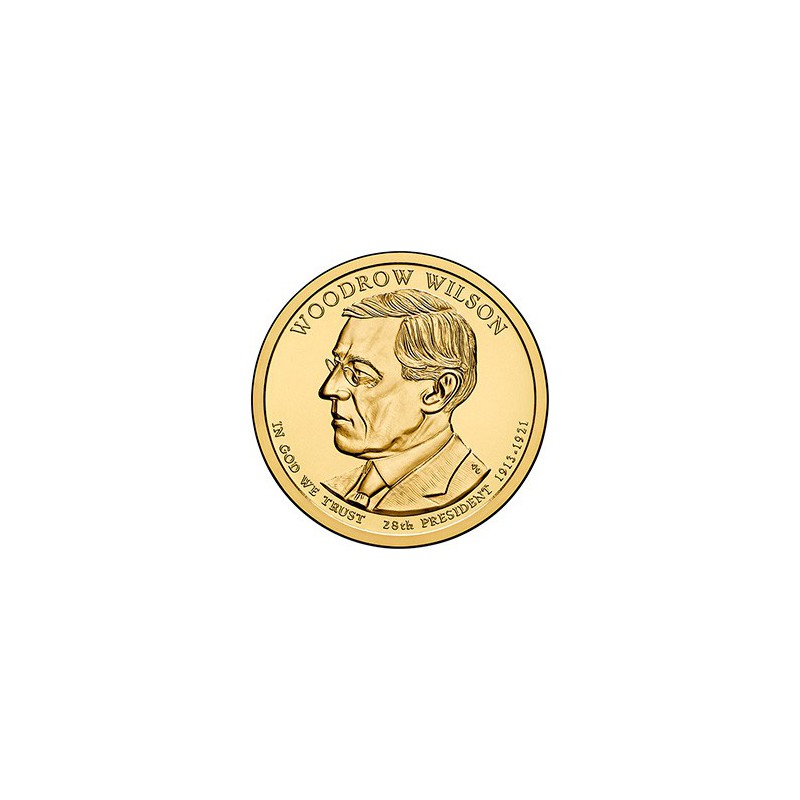 KM ??? U.S.A. 28 th President Dollar 2013 P Woodrow Wilson