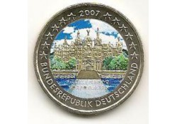 2 Euro Duitsland 2007 Unc Mecklenburg gekleurd 27/031/6