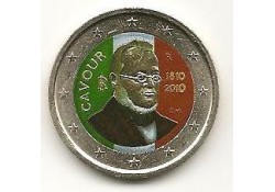 2 Euro Italië 2010 Graaf van Cavour Gekleurd 111/1