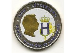2 Euro Luxemburg 2004 Groothertog Henri Gekleurd 002/4