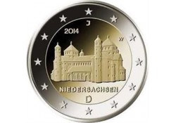 2 euro Duitsland 2014 A Niedersachsen Unc