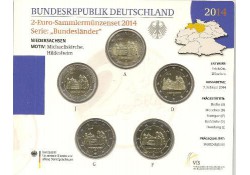 2 euro Duitsland 2014 ADFG & J Niedersachsen BU