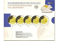 2 euro Duitsland 2014 ADFG & J Niedersachsen Proof