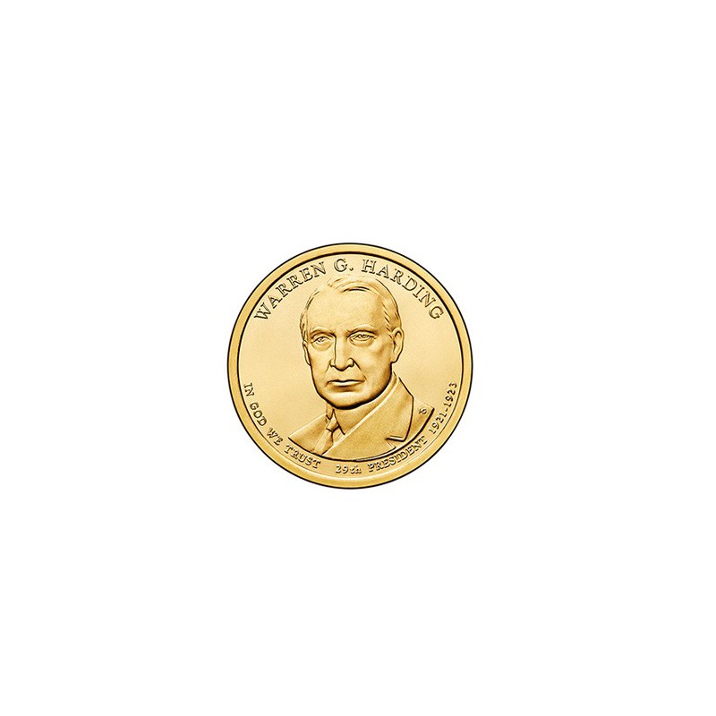 KM ??? U.S.A. 29 th President Dollar 2014 P Warren G. Harding