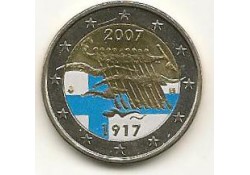 2 Euro Finland 2007 90 jaar onafhankelijkheid Gekl. 053/1