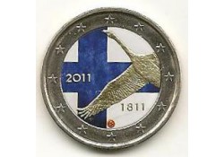 2 Euro Finland 2011 200 jaar bank van Finland Gekl. 135/4